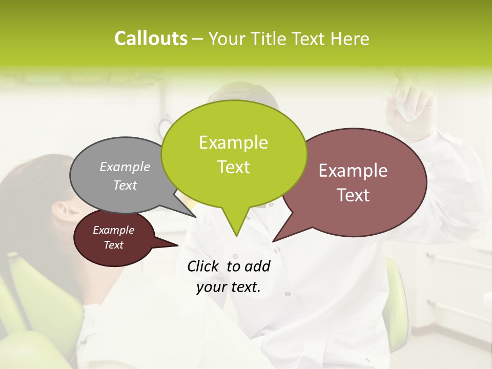 Clinic Visit Dentist PowerPoint Template