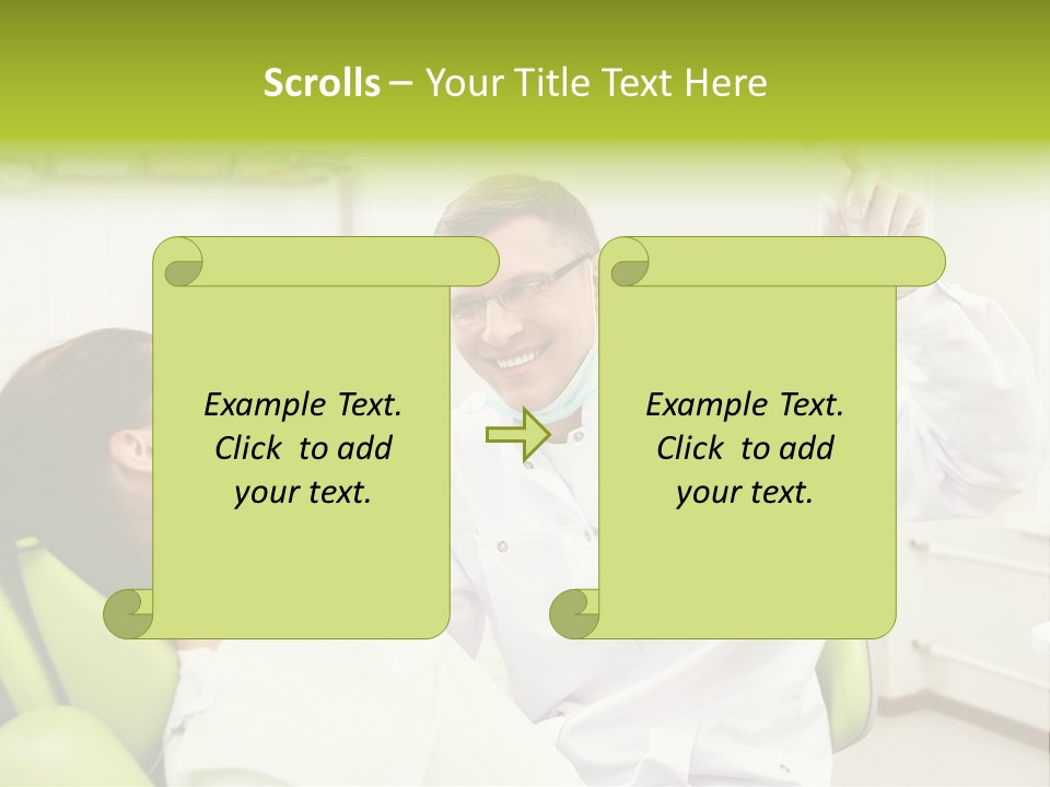 Clinic Visit Dentist PowerPoint Template