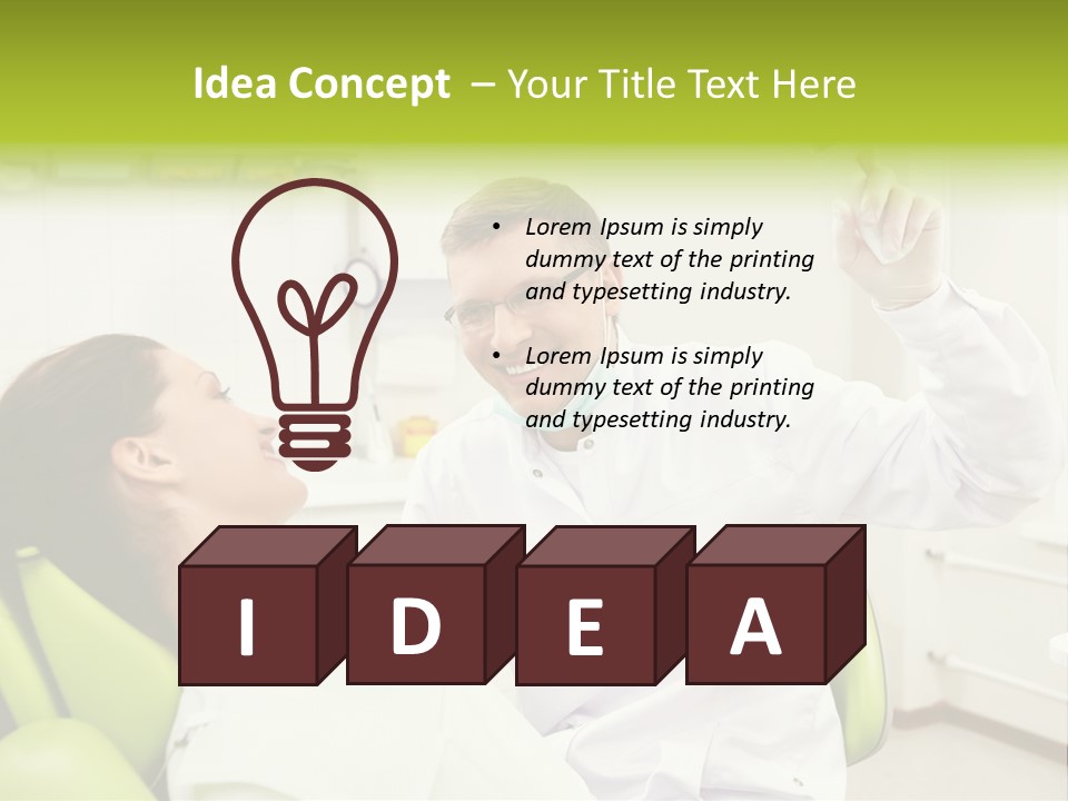 Clinic Visit Dentist PowerPoint Template