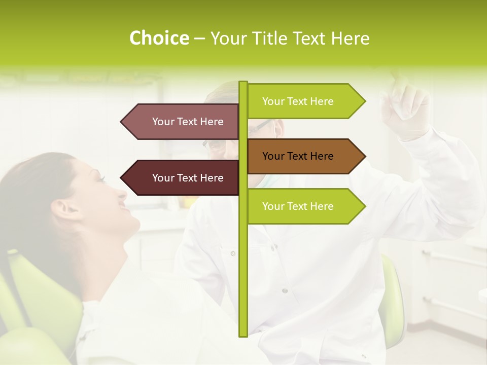 Clinic Visit Dentist PowerPoint Template