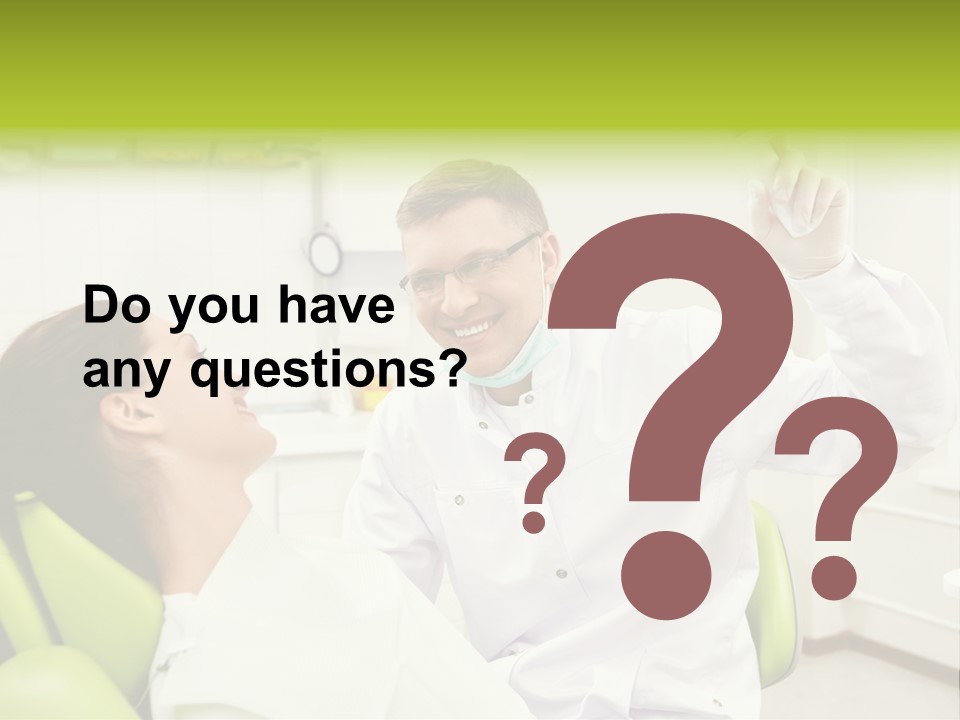 Clinic Visit Dentist PowerPoint Template