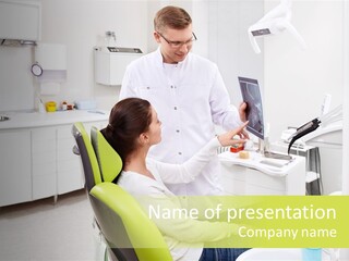 Young Female Women PowerPoint Template