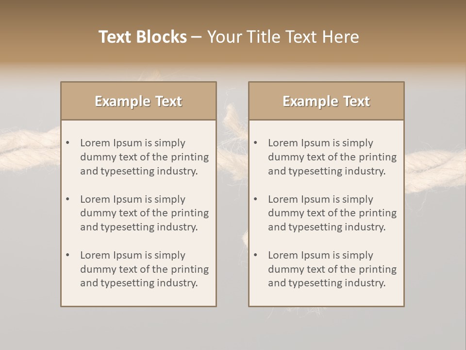 Bond Damage Rupture PowerPoint Template