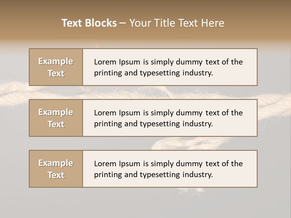 Bond Damage Rupture PowerPoint Template