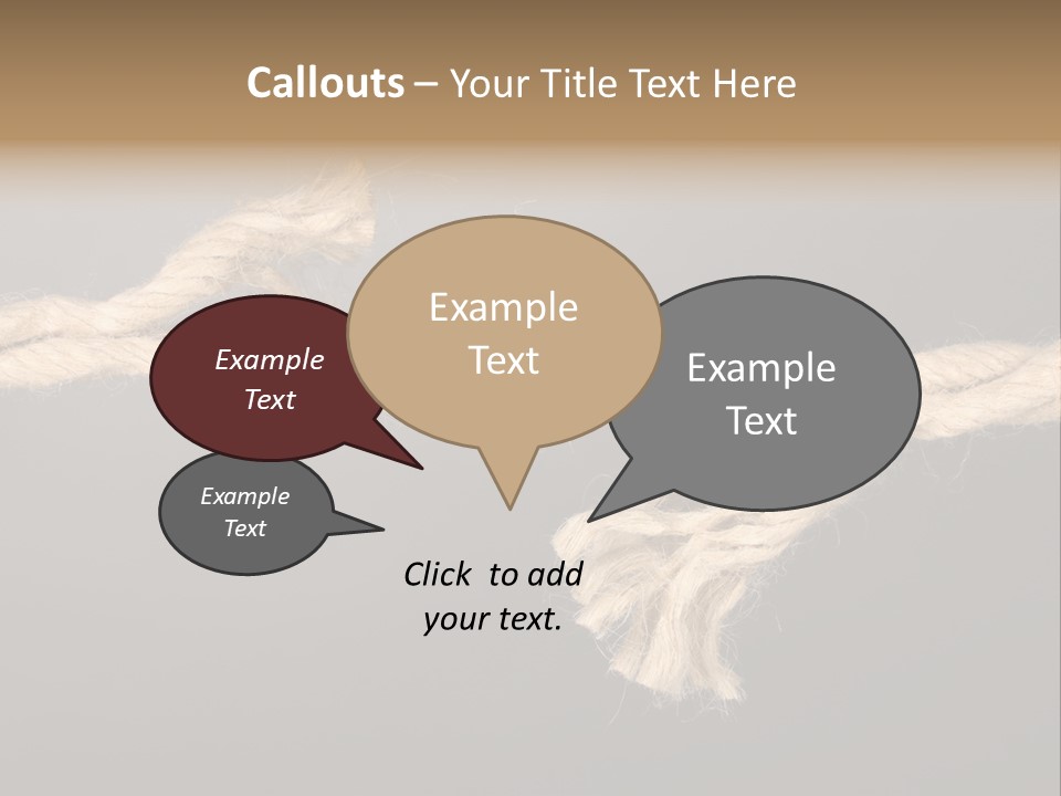 Bond Damage Rupture PowerPoint Template