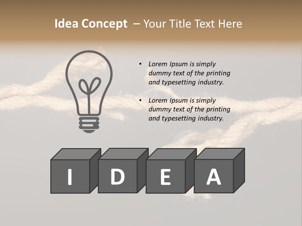 Bond Damage Rupture PowerPoint Template
