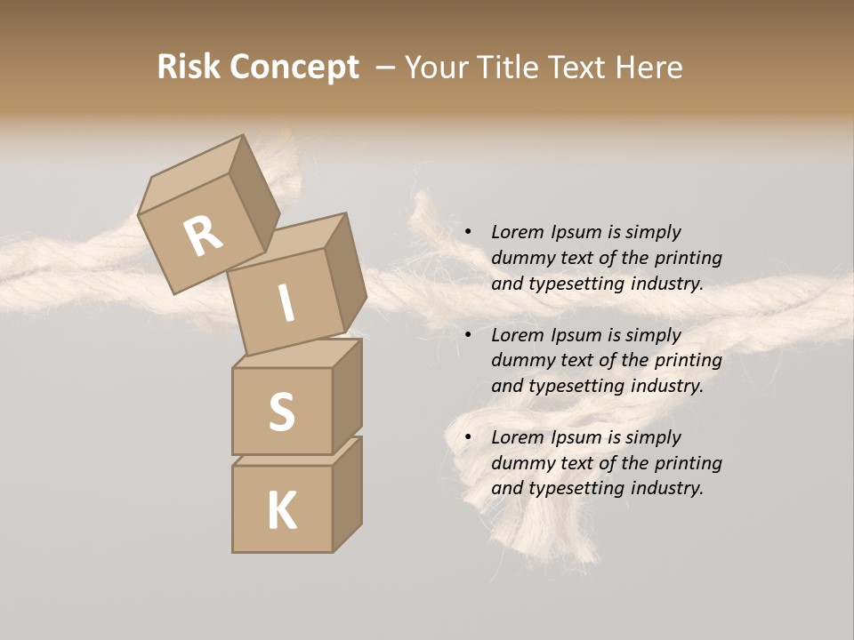 Bond Damage Rupture PowerPoint Template
