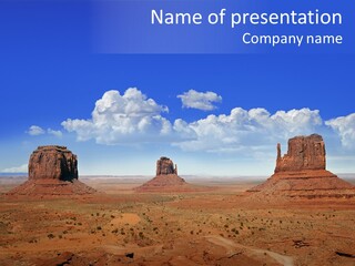 Peak Monument National PowerPoint Template