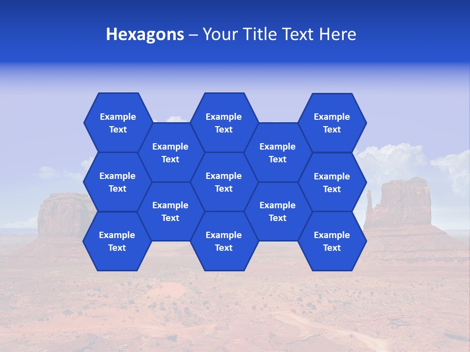 Peak Monument National PowerPoint Template