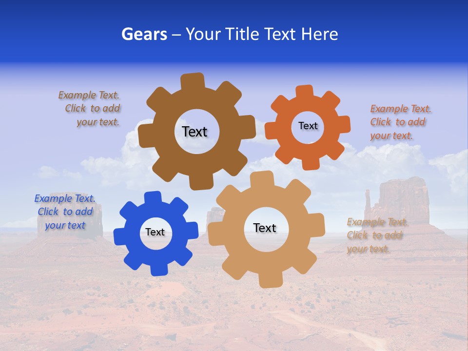 Peak Monument National PowerPoint Template