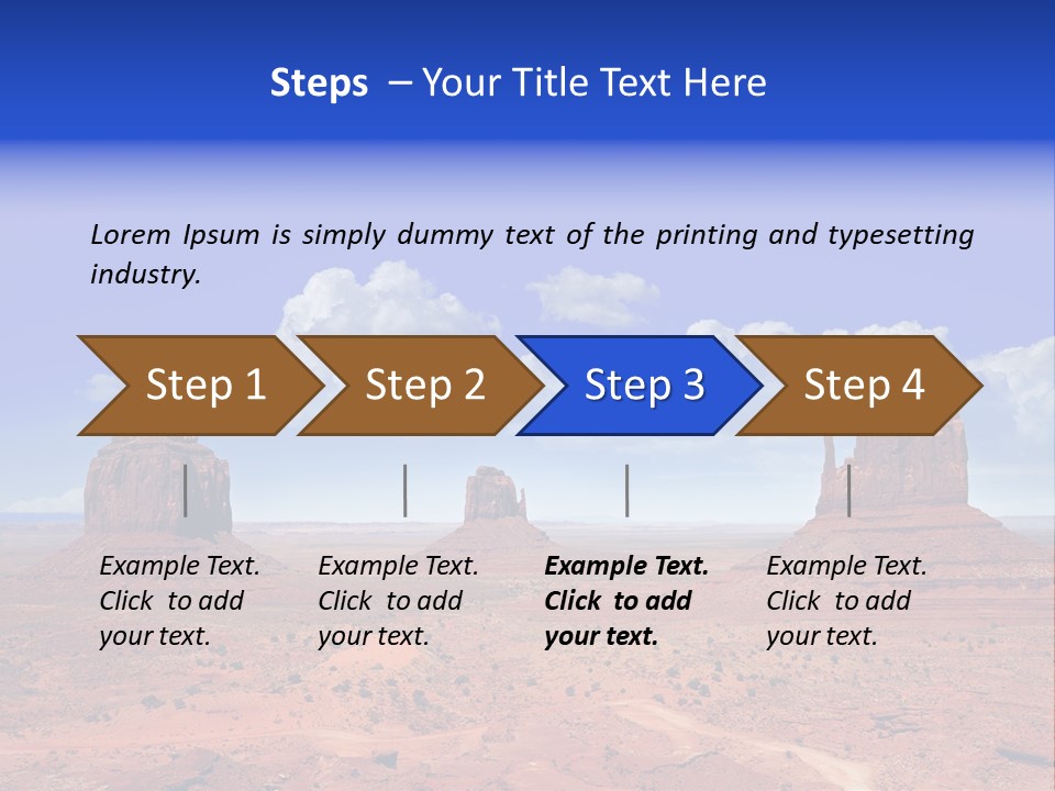 Peak Monument National PowerPoint Template