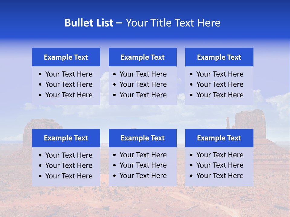 Peak Monument National PowerPoint Template