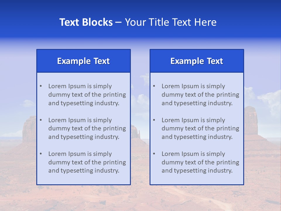Peak Monument National PowerPoint Template