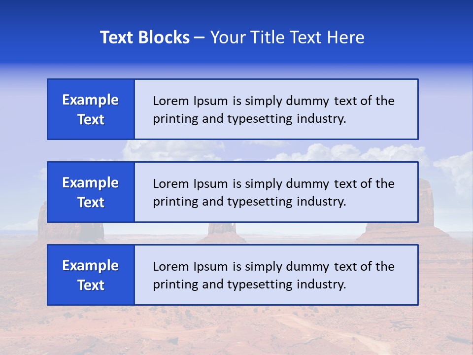 Peak Monument National PowerPoint Template