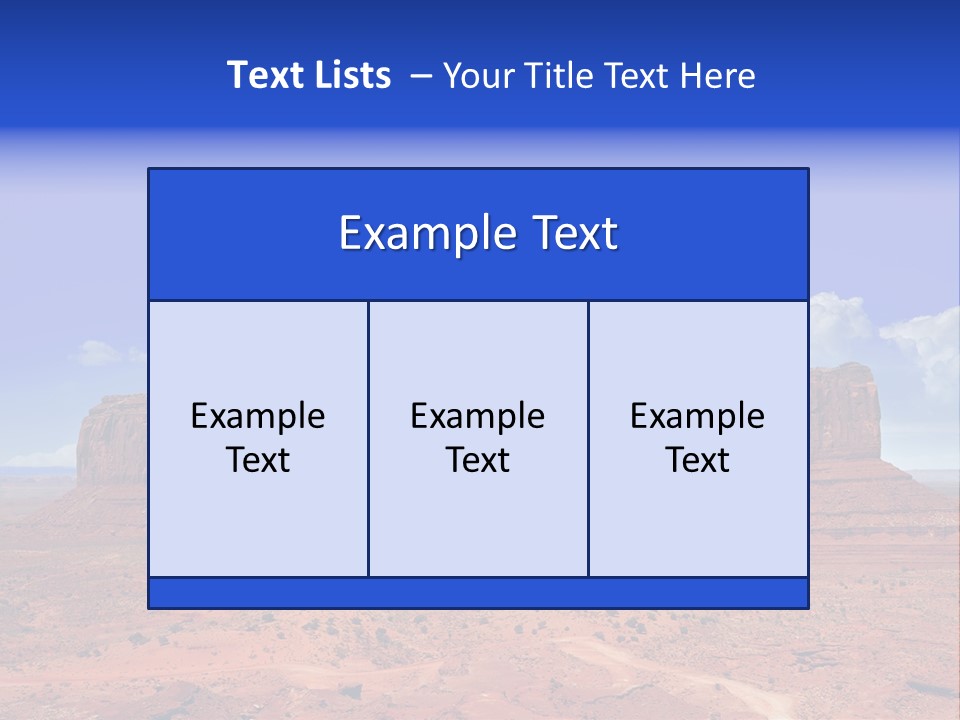 Peak Monument National PowerPoint Template