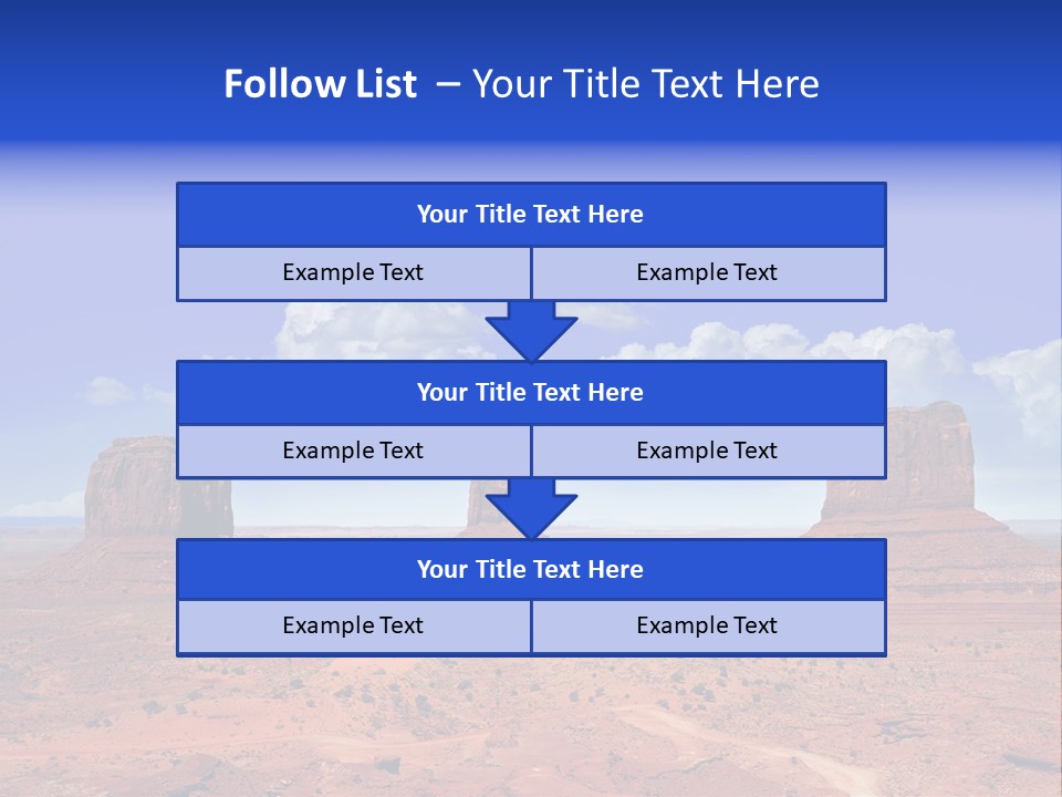 Peak Monument National PowerPoint Template
