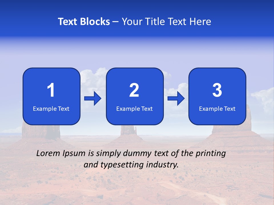Peak Monument National PowerPoint Template