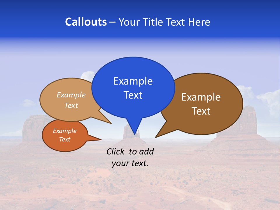 Peak Monument National PowerPoint Template
