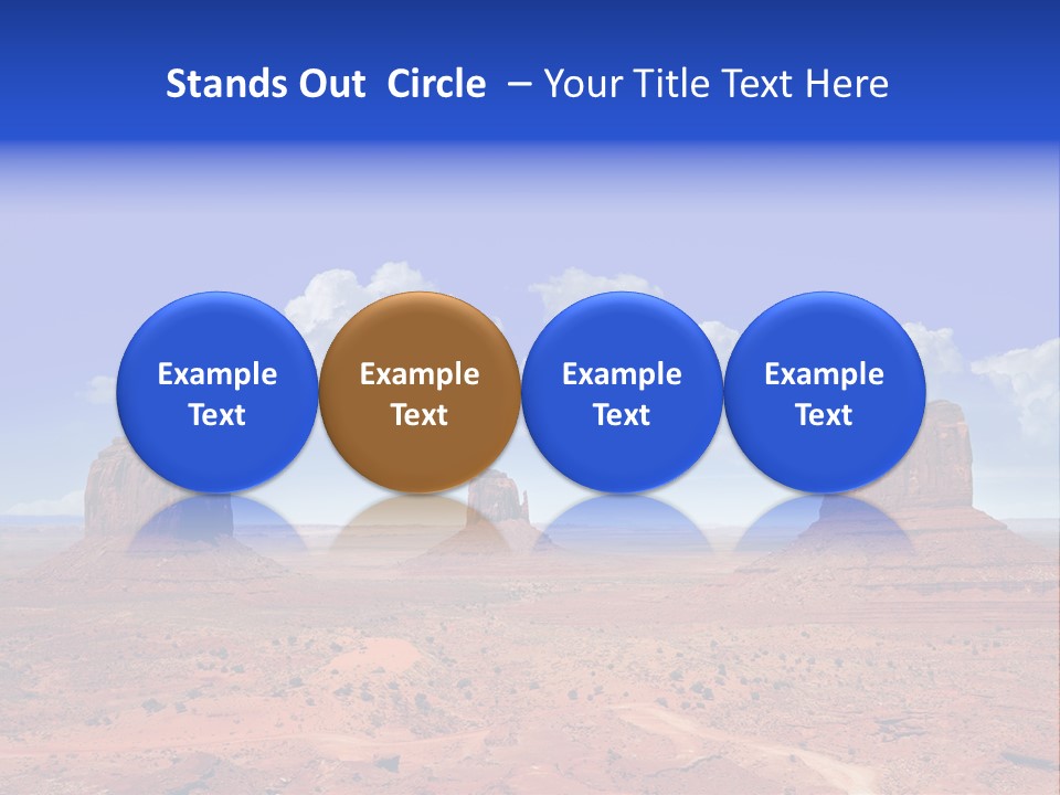 Peak Monument National PowerPoint Template