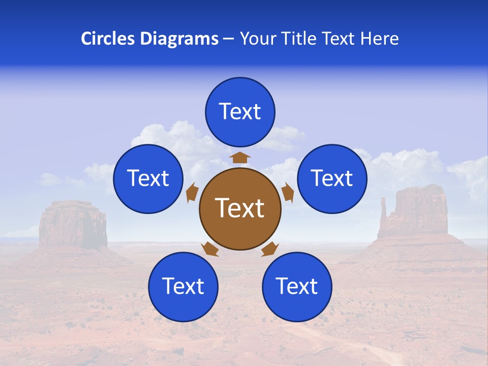 Peak Monument National PowerPoint Template