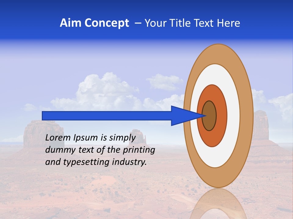 Peak Monument National PowerPoint Template