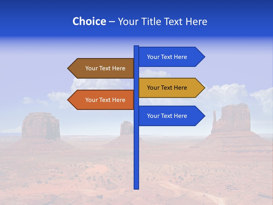 Peak Monument National PowerPoint Template