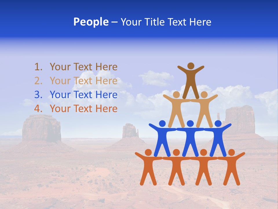 Peak Monument National PowerPoint Template