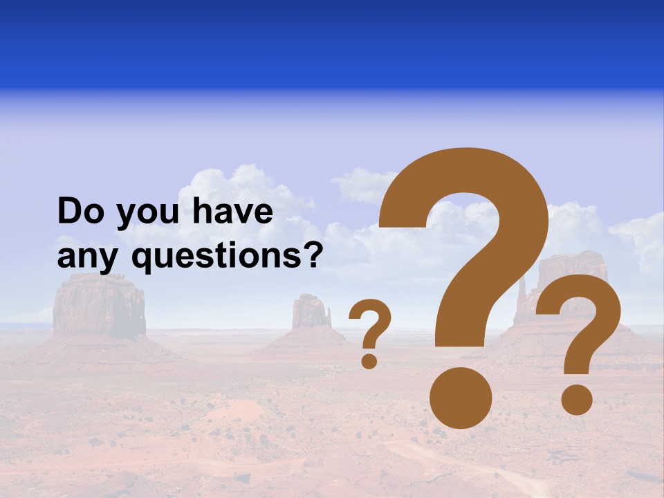 Peak Monument National PowerPoint Template