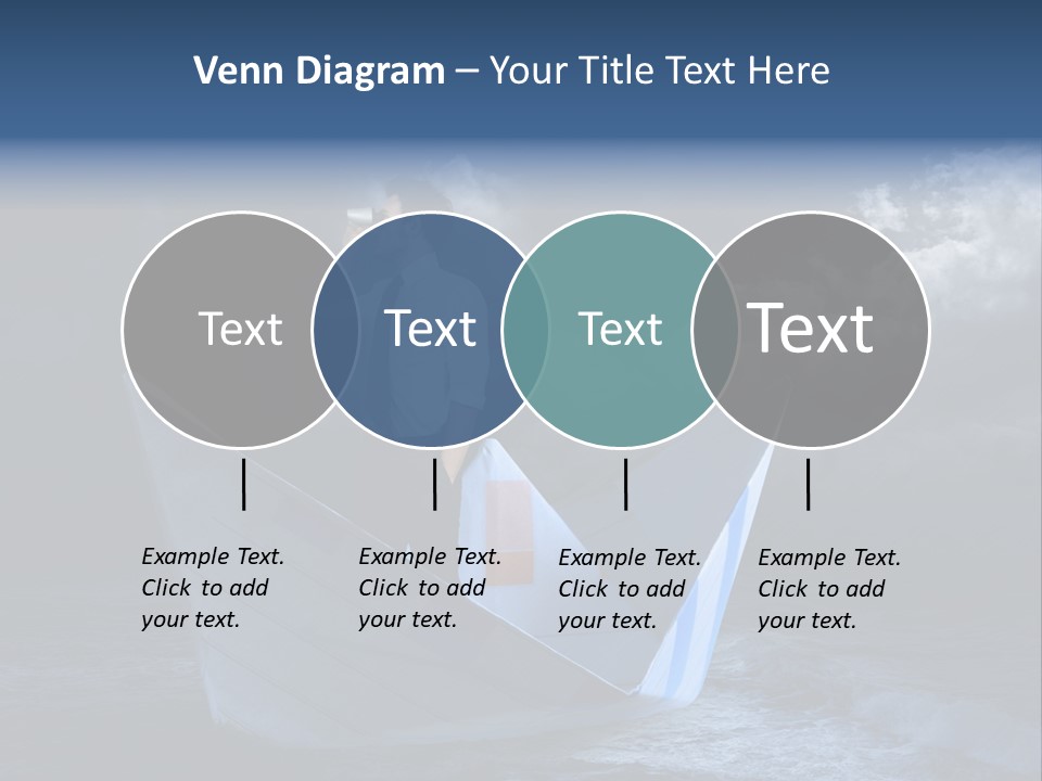 Spyglass Sea Rain PowerPoint Template