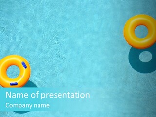 Family Float Kids PowerPoint Template