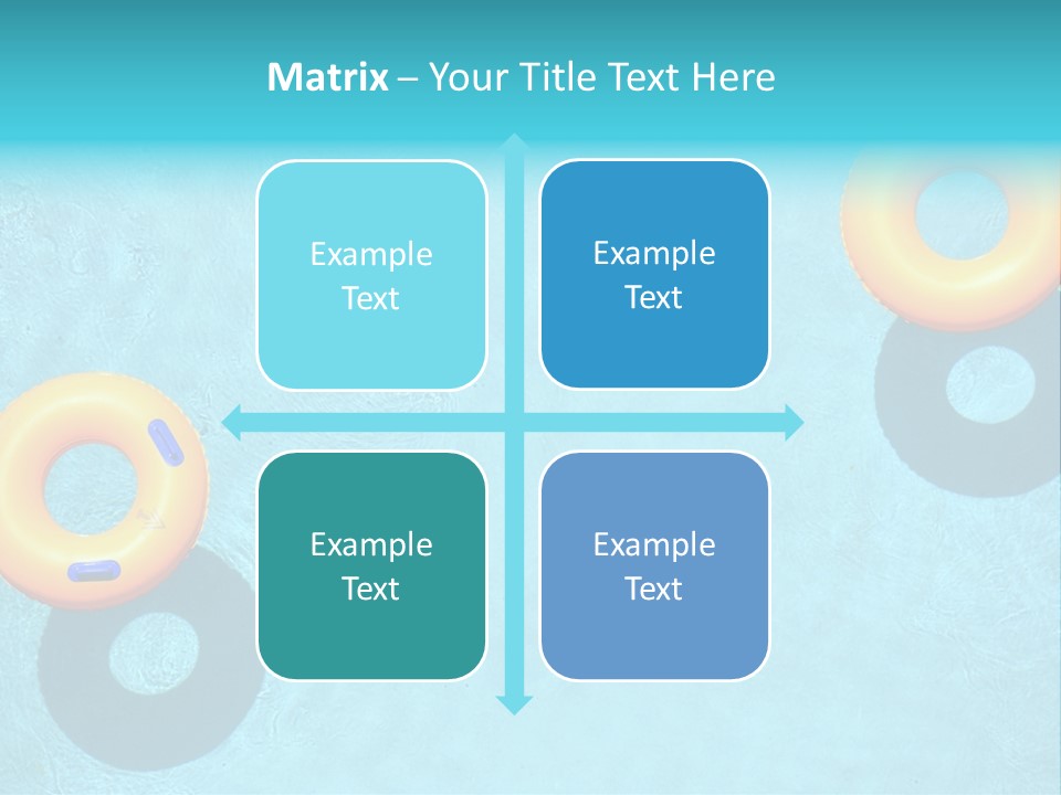 Family Float Kids PowerPoint Template