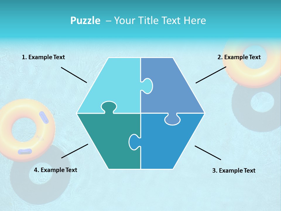 Family Float Kids PowerPoint Template