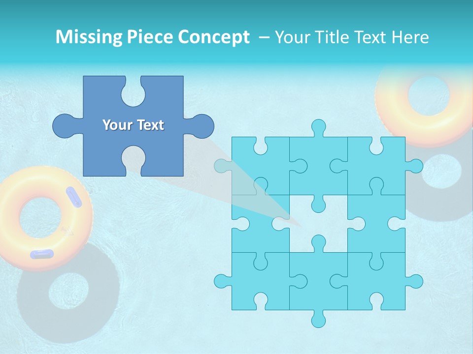 Family Float Kids PowerPoint Template