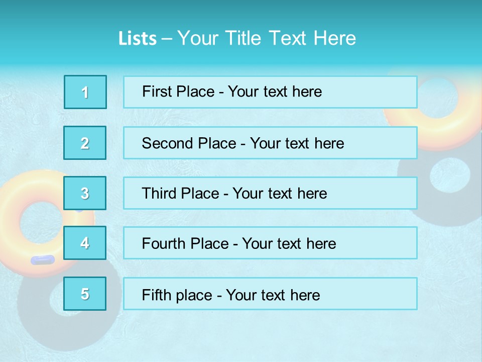 Family Float Kids PowerPoint Template