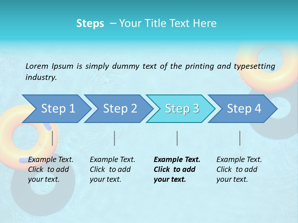 Family Float Kids PowerPoint Template