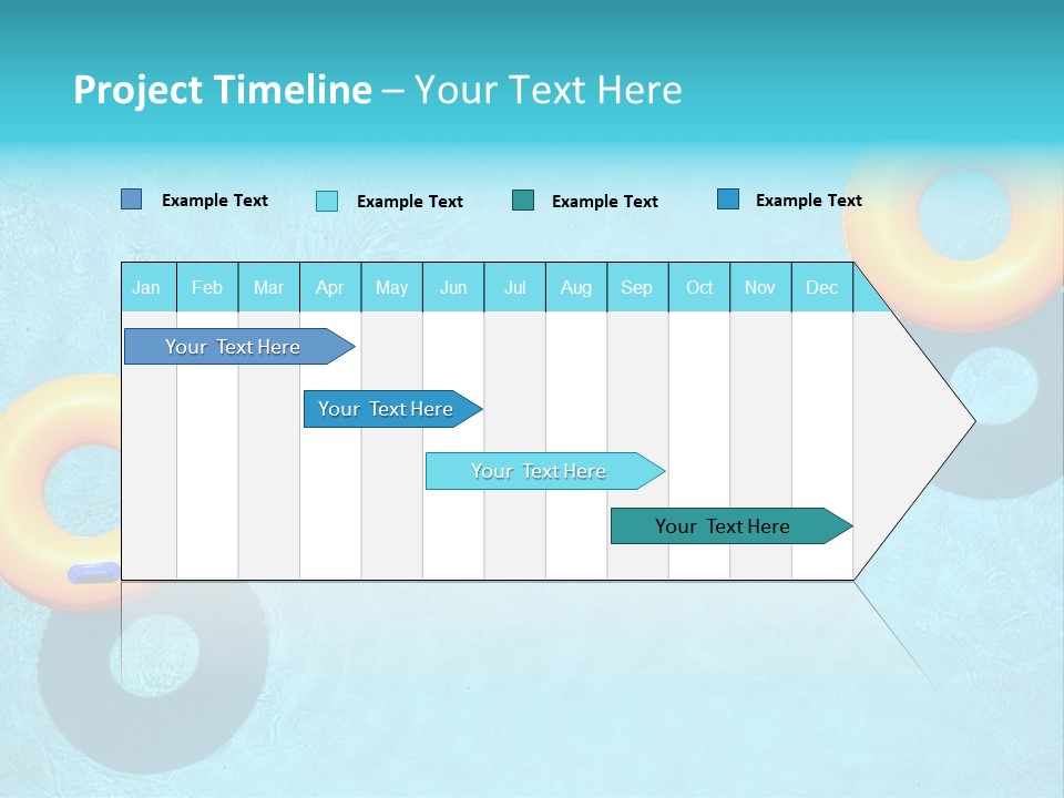 Family Float Kids PowerPoint Template