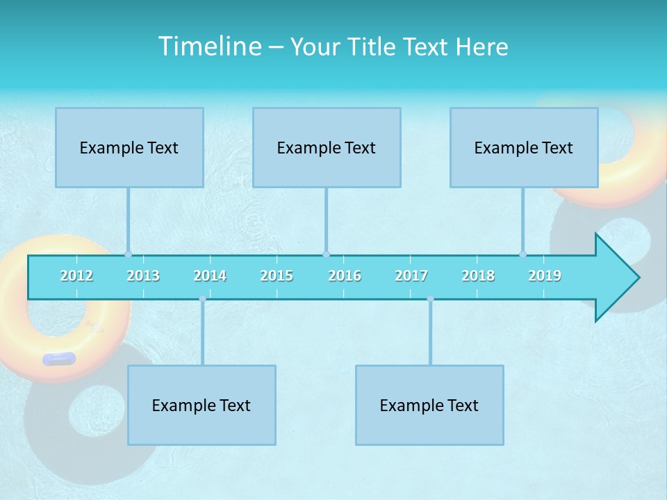 Family Float Kids PowerPoint Template