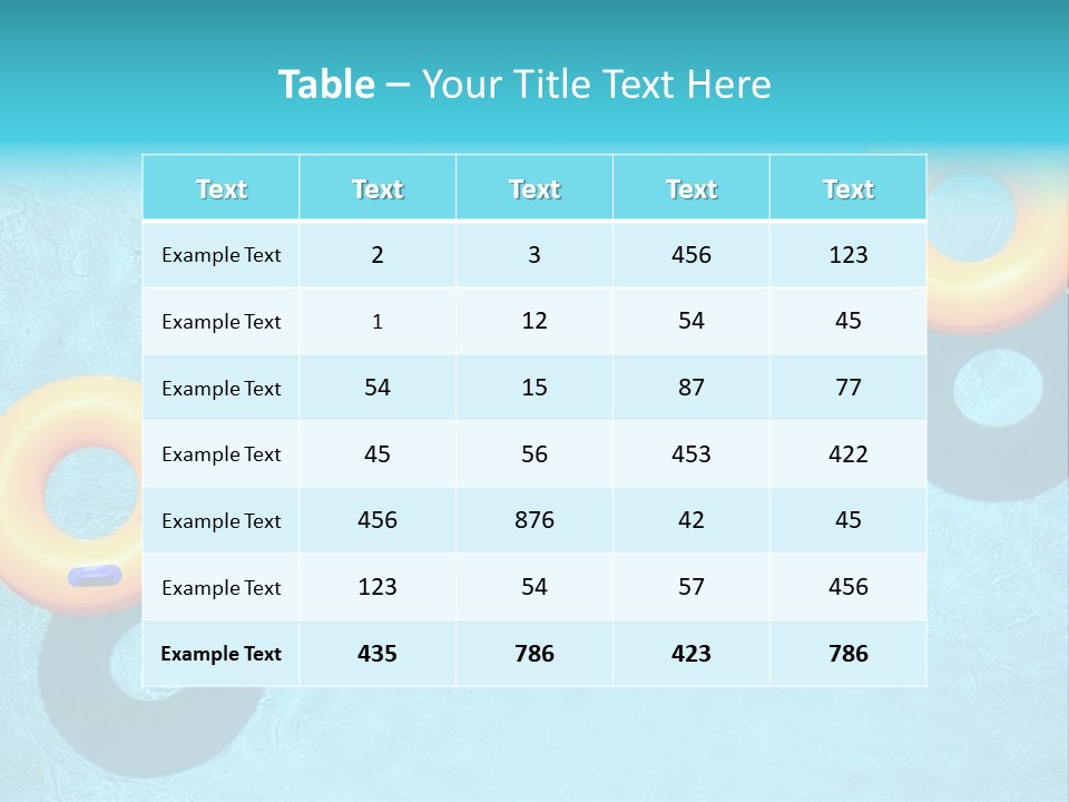 Family Float Kids PowerPoint Template