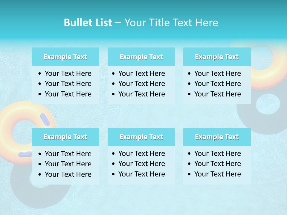 Family Float Kids PowerPoint Template