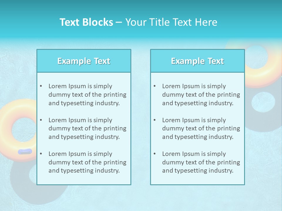 Family Float Kids PowerPoint Template