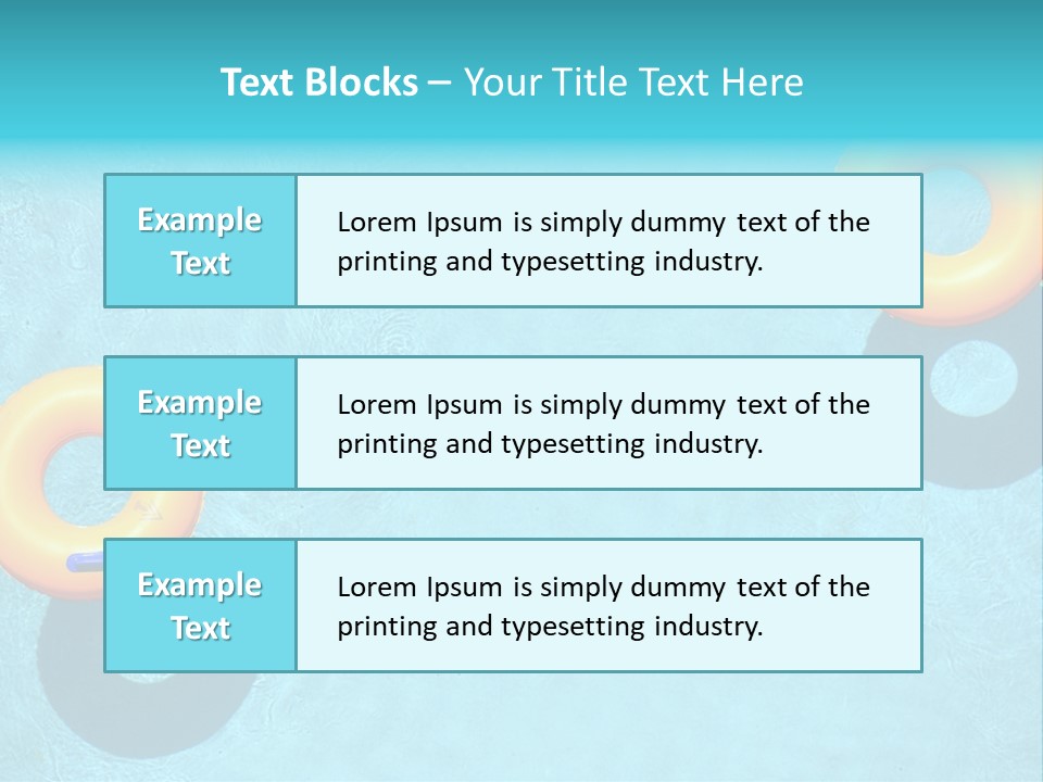 Family Float Kids PowerPoint Template