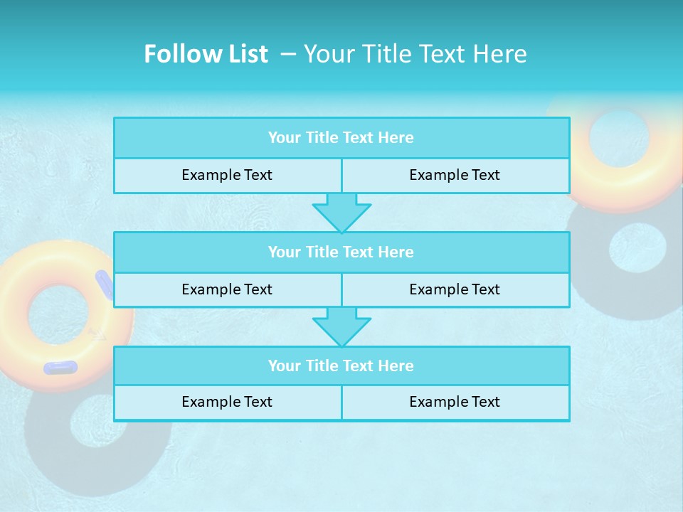Family Float Kids PowerPoint Template