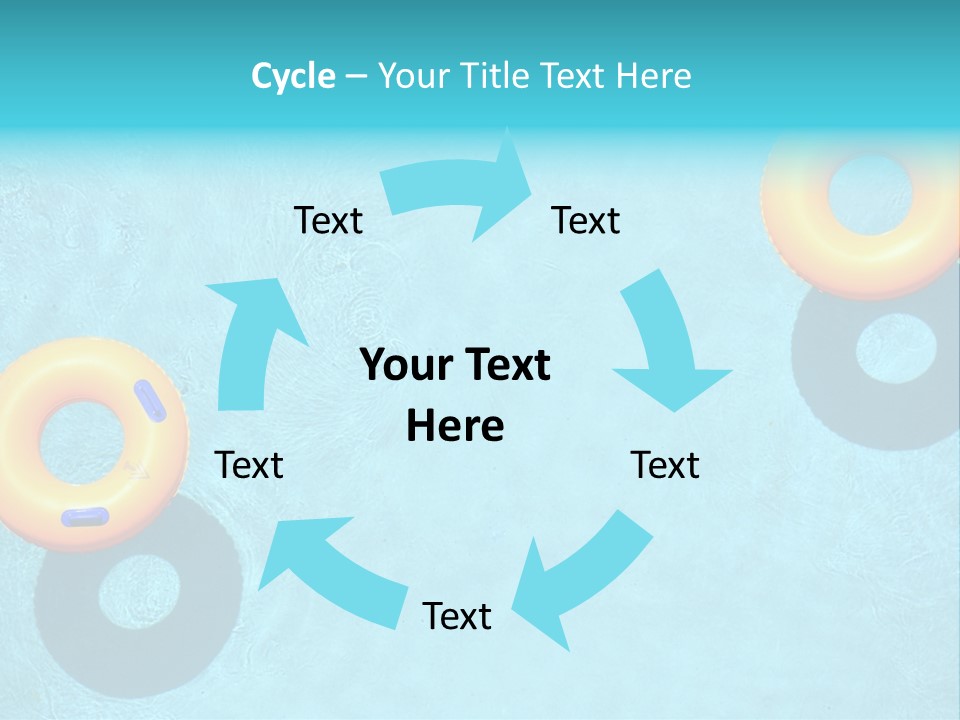 Family Float Kids PowerPoint Template