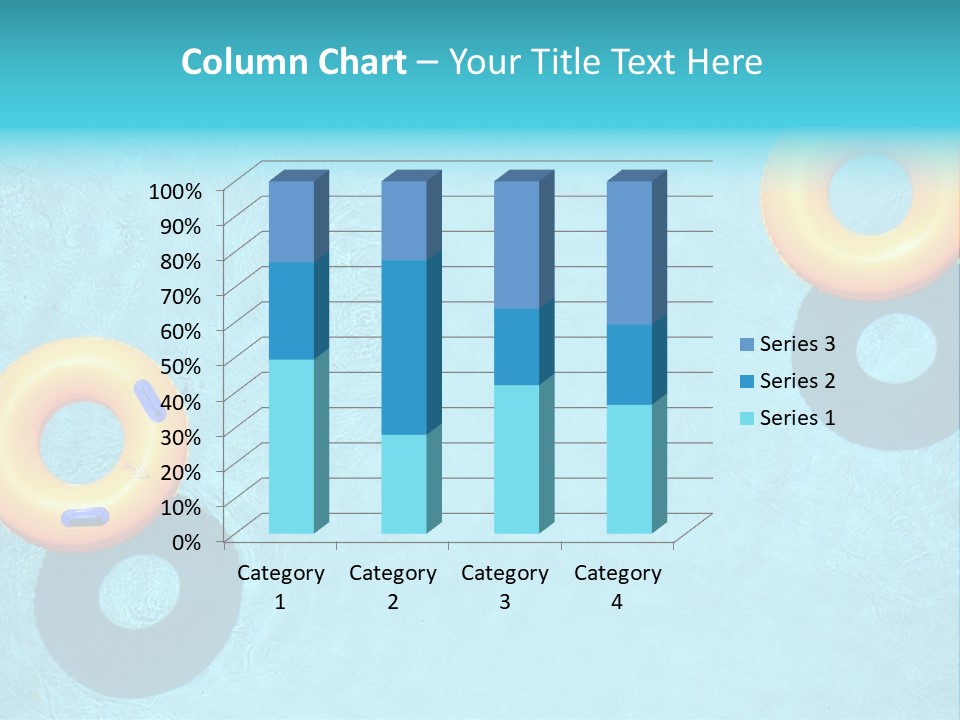 Family Float Kids PowerPoint Template