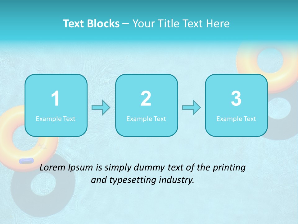 Family Float Kids PowerPoint Template