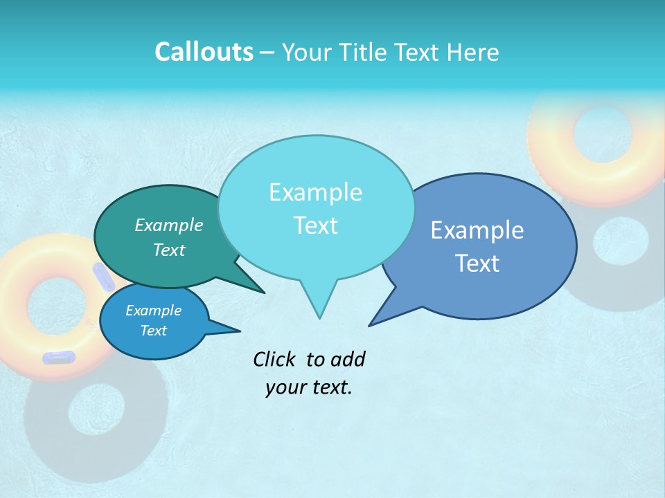 Family Float Kids PowerPoint Template