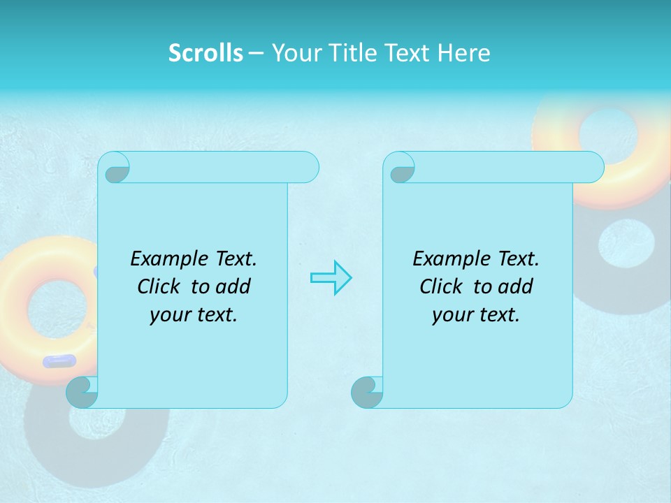 Family Float Kids PowerPoint Template