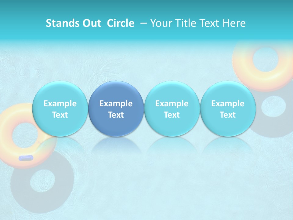 Family Float Kids PowerPoint Template