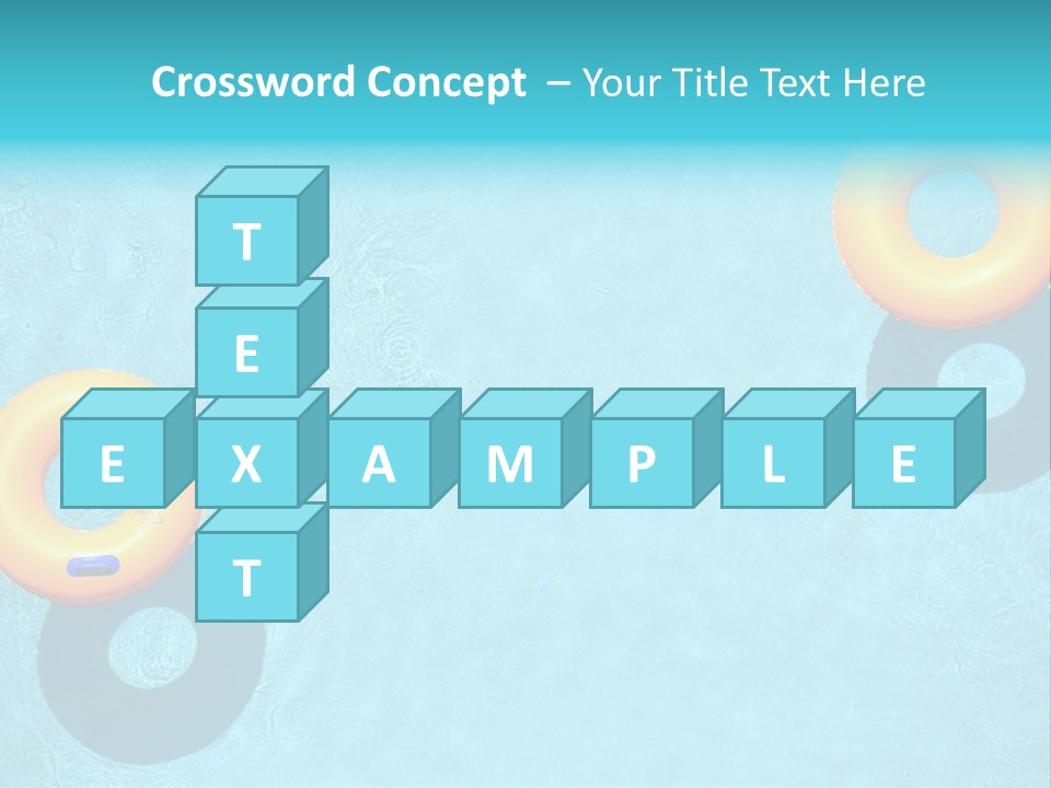 Family Float Kids PowerPoint Template