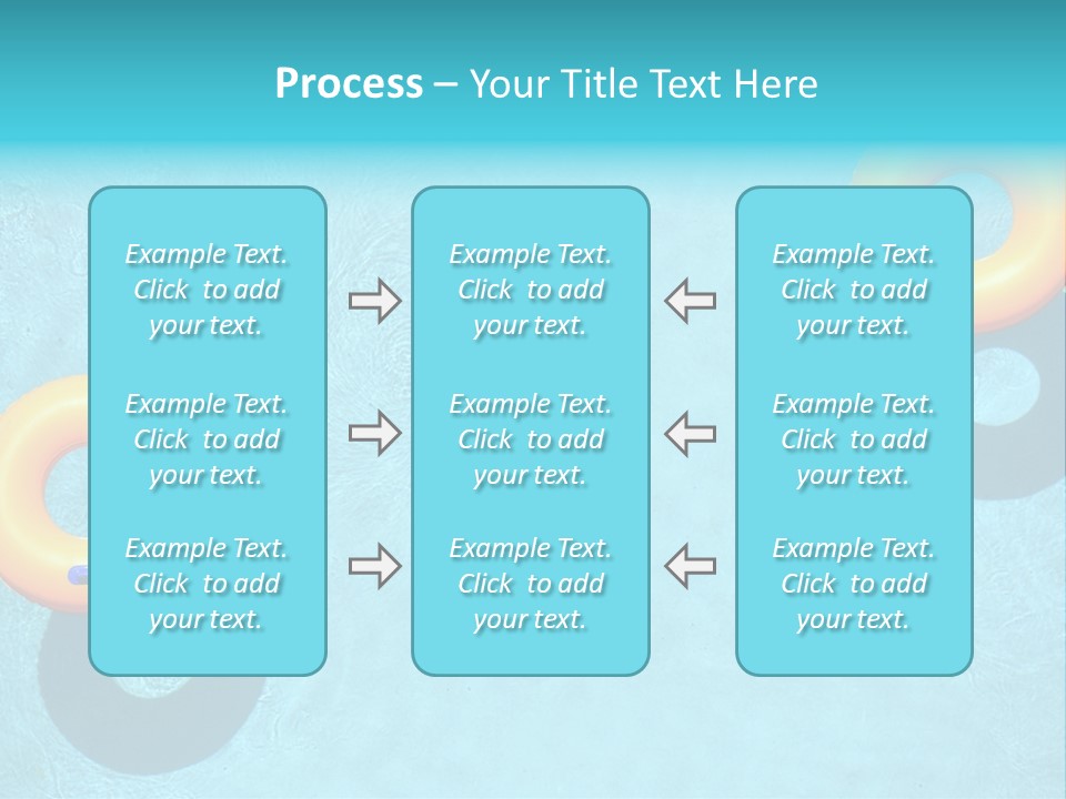 Family Float Kids PowerPoint Template